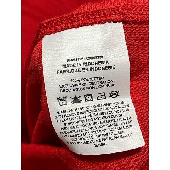 Nike Stock Dri-FIT Long Sleeve Baseball Top Men's L Red DC7429-657 - Picture 6 of 10